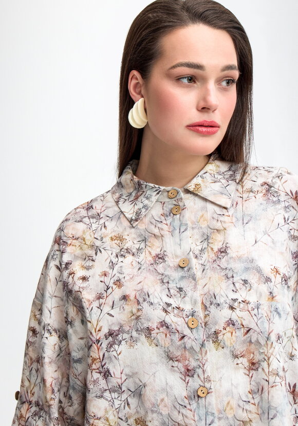 Рубашка удлиненная Женевьева шир.  580, рис. 11