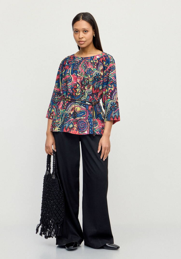 Блуза Мозайка нежности шир.  750, рис. 15