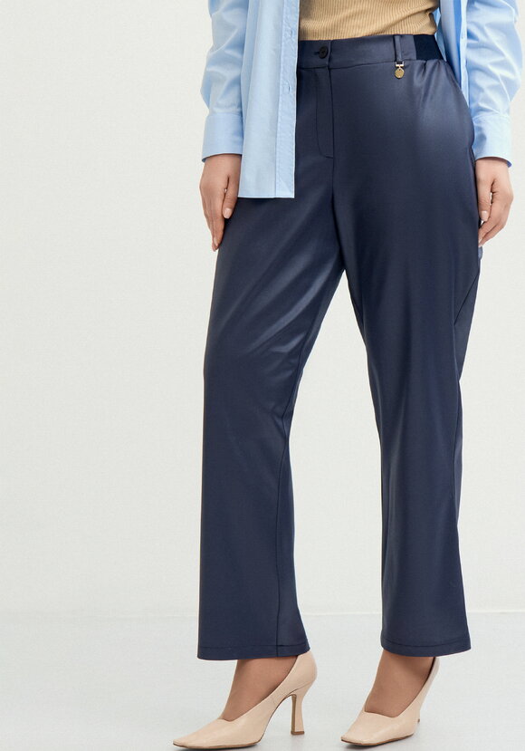 Брюки с комфортным поясом на рeзинке шир.  580, рис. 2