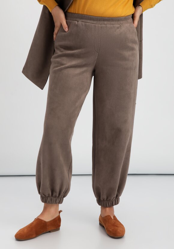 Брюки-шаровары с резинкой по низу шир.  580, рис. 17