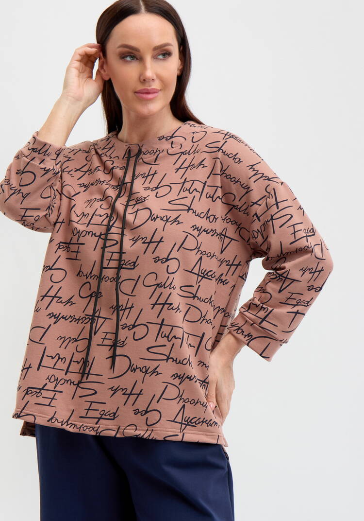 Свитшот с обтачкой на кулиске шир.  750, рис. 7