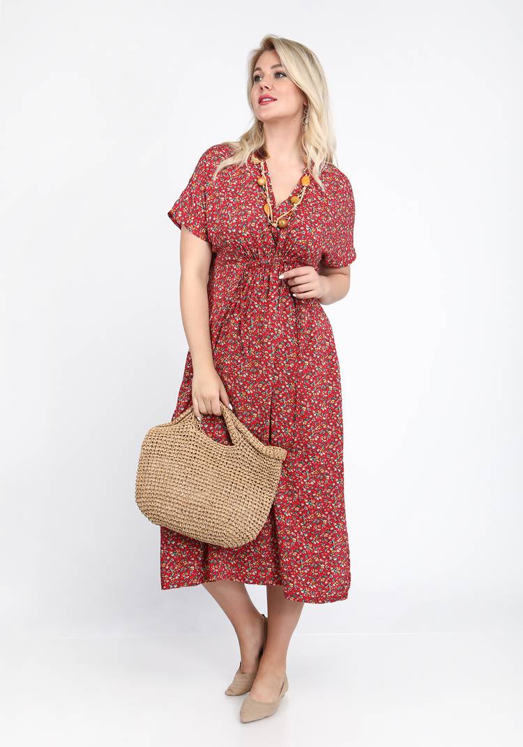 Платье легкое с коротким рукавом шир.  750, рис. 1