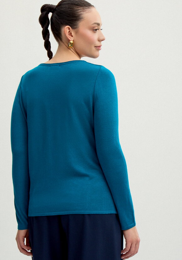 Джемпер базовый однотонный шир.  580, рис. 26