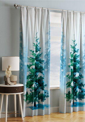 Штора Зимний сюжет