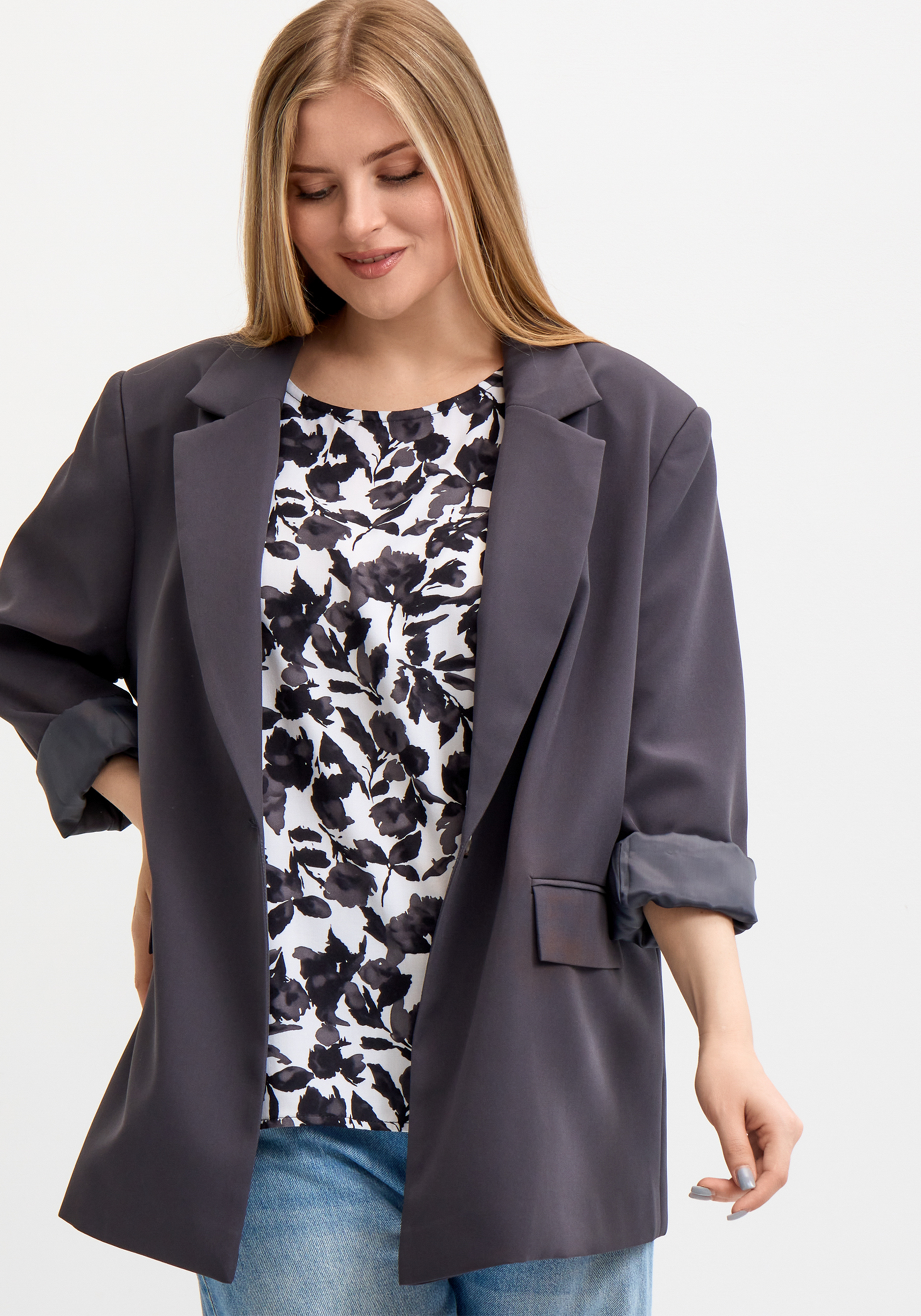 

Блуза "Молис", Серый