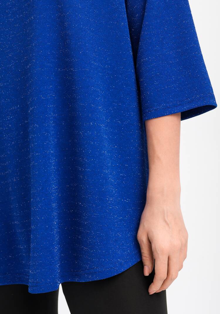 Туника с люрексом и декором из страз шир.  750, рис. 12