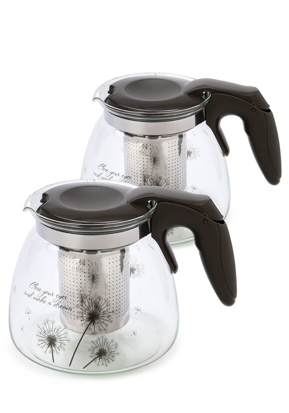 Заварочные стеклянные чайники, 2 шт. шир.  580, рис. 1