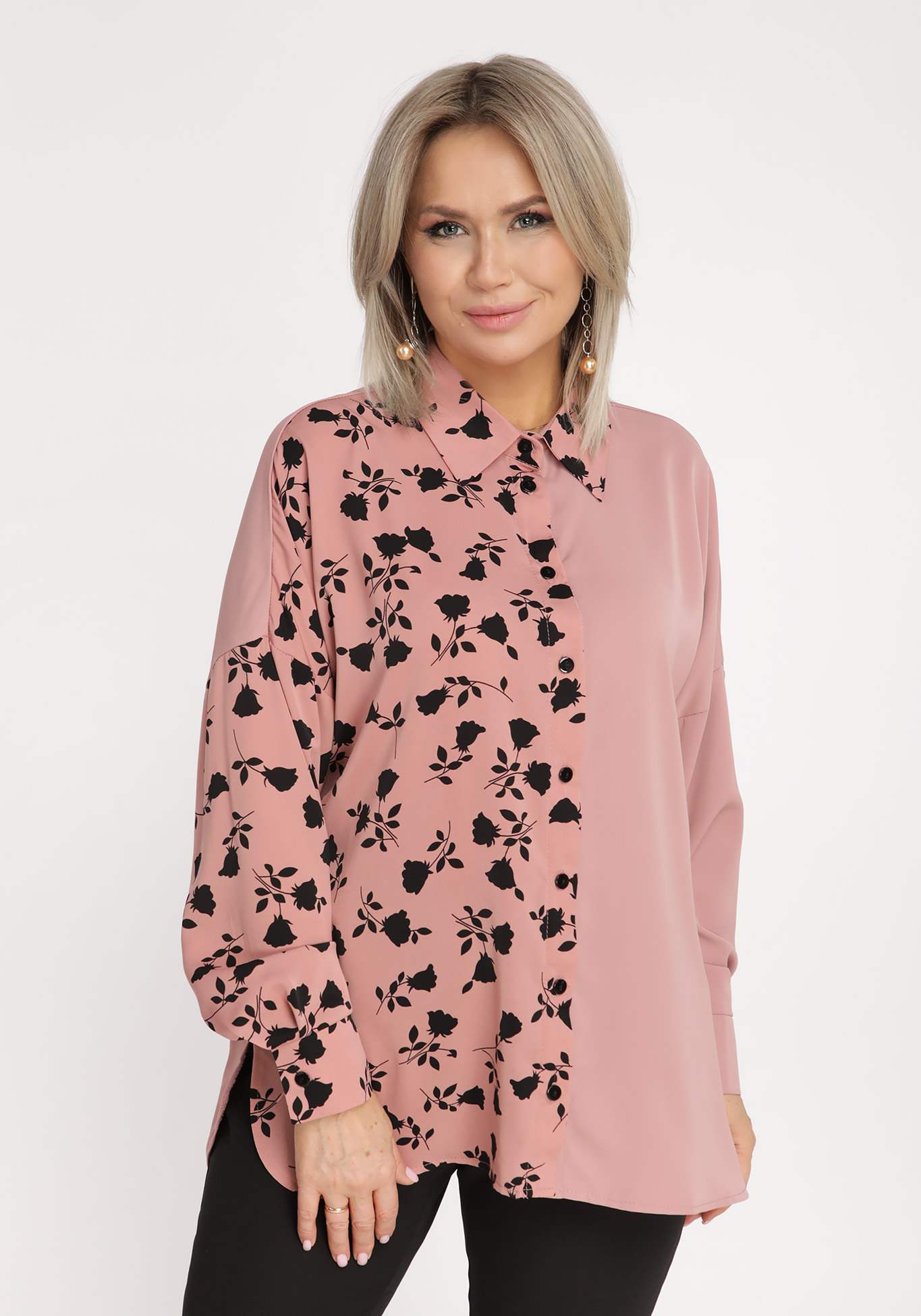 

Блуза «Пленительный взгляд», Розовый