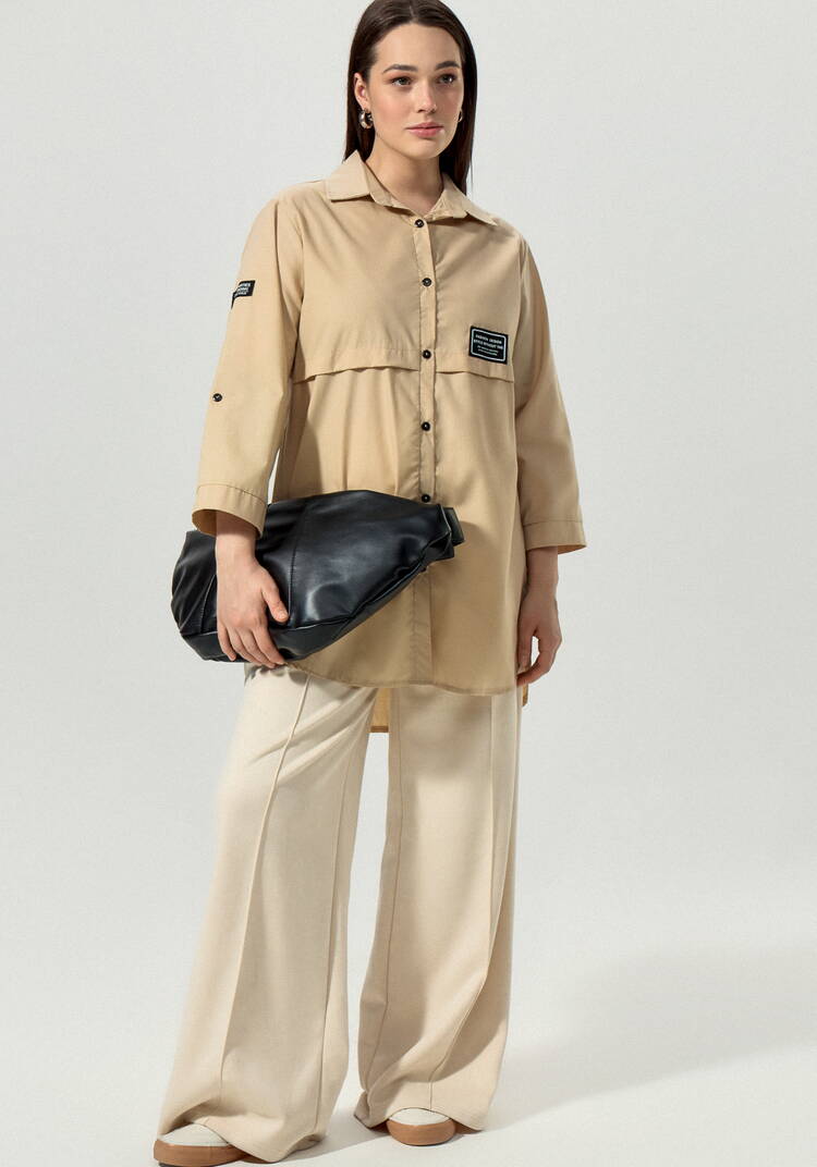 Рубашка с патами на рукаве Джоан шир.  750, рис. 7