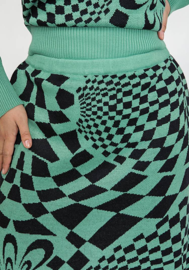 Юбка с абстрактным рисунком шир.  750, рис. 4