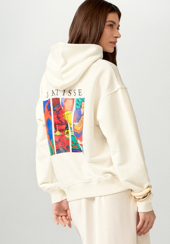 Худи свободного кроя с принтом на спине шир.  580, рис. 6