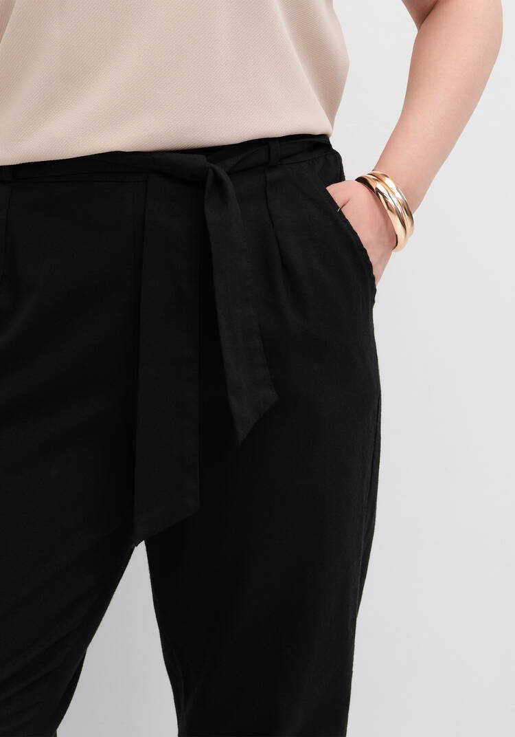 Брюки-бананы с завязками шир.  750, рис. 14