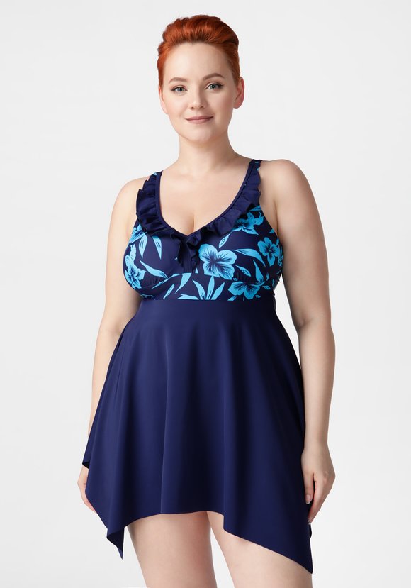 Купальник раздельный: шорты + топ шир.  580, рис. 1