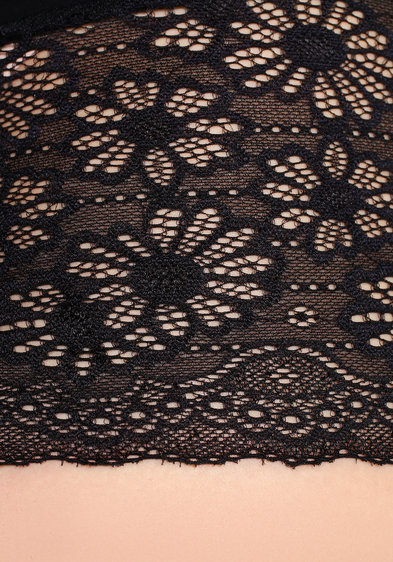Комплект женских кружевных трусов "Радмила", 2 шт Лянжери, цвет чёрный+бежевый, размер 54 - фото 4