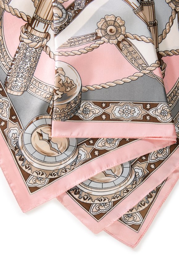 Платок шелковый Лиона шир.  580, рис. 22