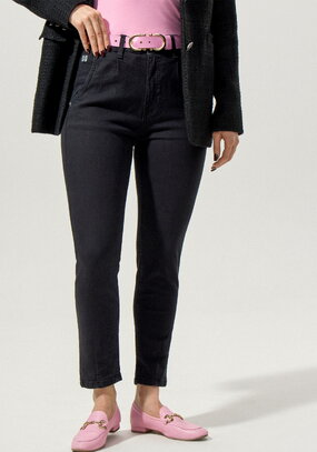 Джинсы на молнии Адель