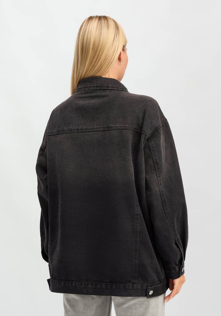 Джинсовая куртка Алерия шир.  750, рис. 9