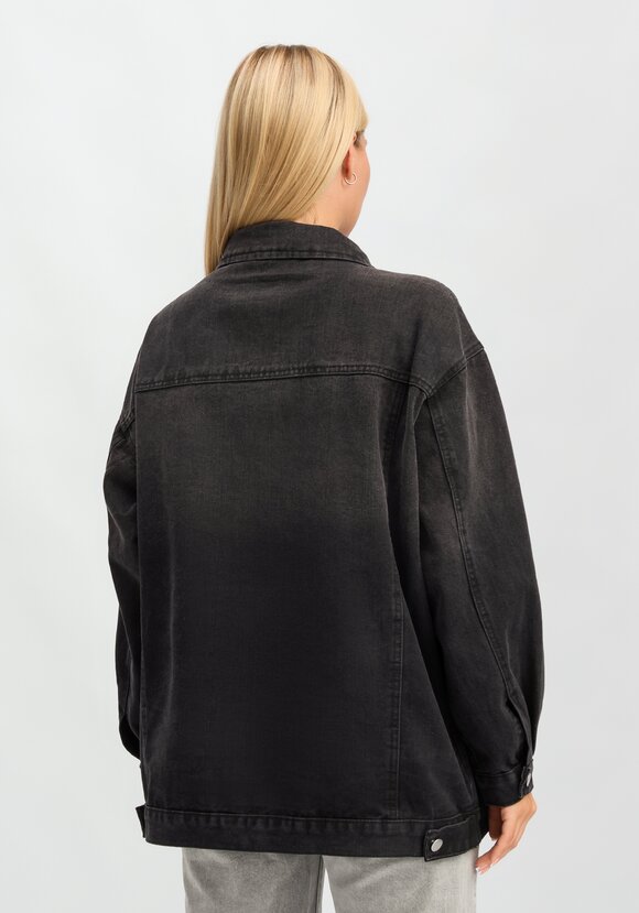 Джинсовая куртка Алерия шир.  580, рис. 9