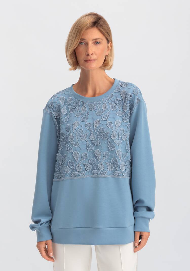 Свитшот с ажурным декором шир.  750, рис. 19