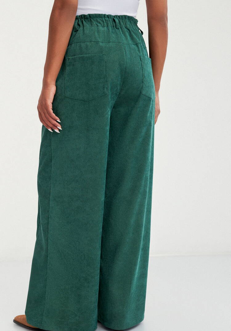 Брюки вельветовые широкие на резинке шир.  750, рис. 11