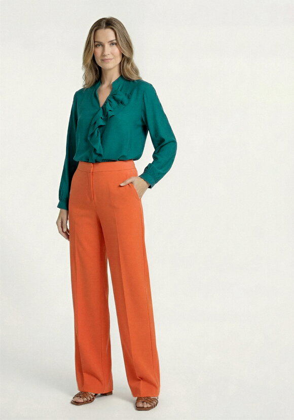 Блуза с рюшей Эрика шир.  580, рис. 2