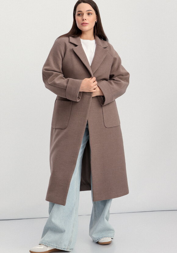 Пальто на подкладе длины миди шир.  580, рис. 12