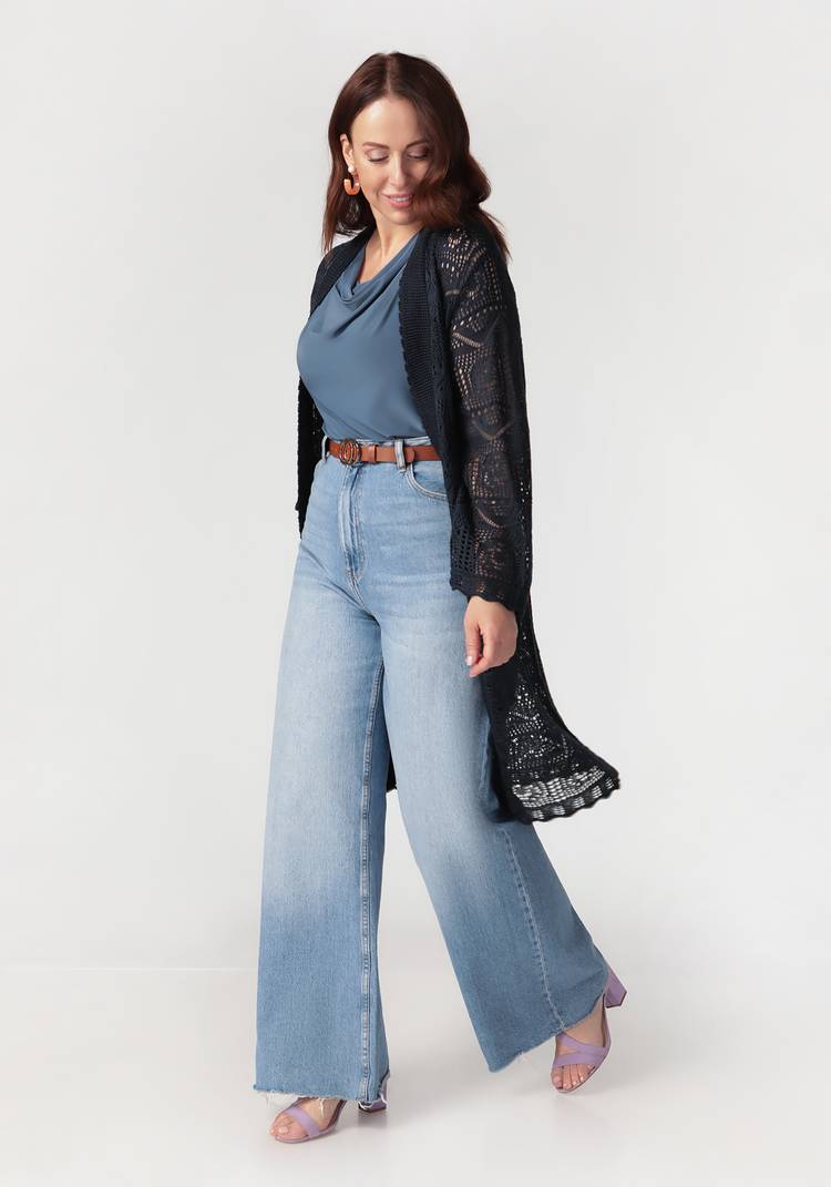 Кардиган Ажурное мгновение шир.  750, рис. 23