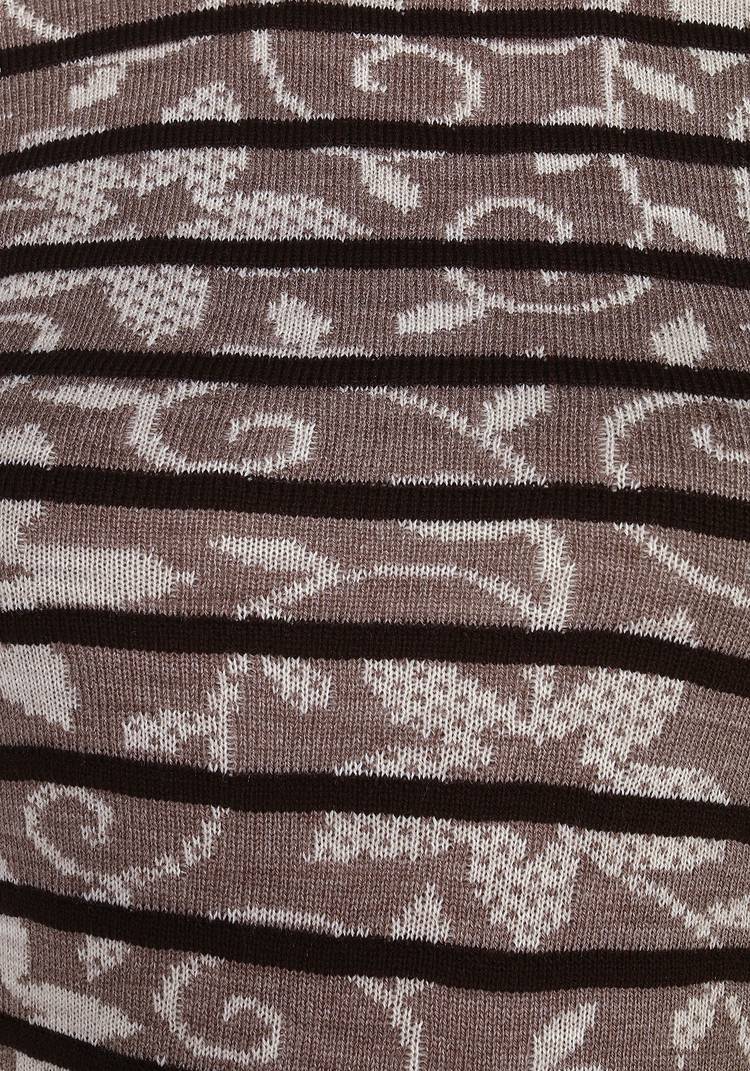 Платье с длинным рукавом и цветочным узором шир.  750, рис. 3