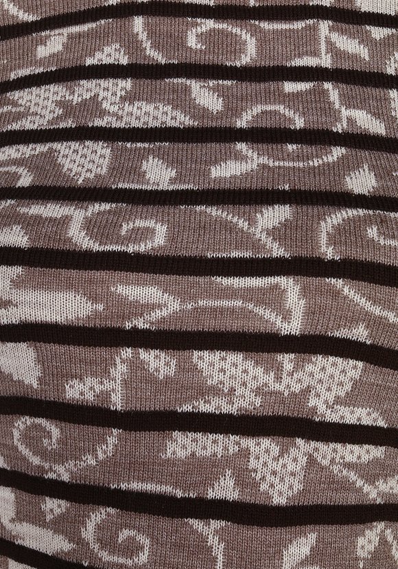 Платье с длинным рукавом и цветочным узором шир.  580, рис. 3