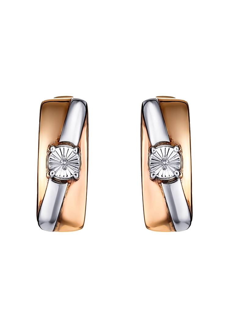 Серьги серебряные Дивное сияние шир.  750, рис. 1