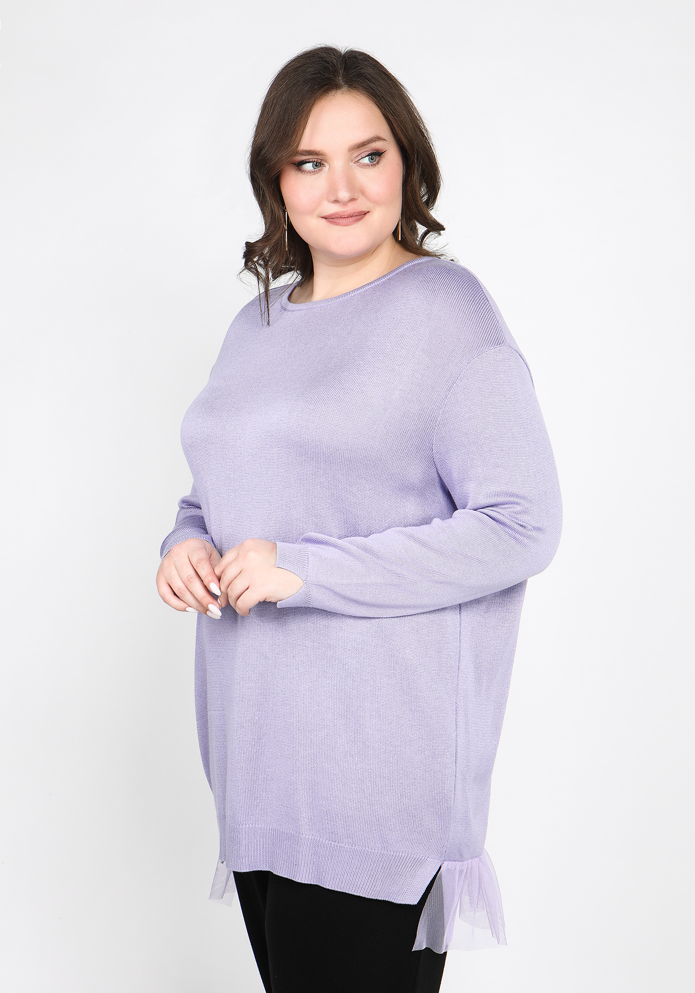 Туника с вставкой из фатина 1699₽