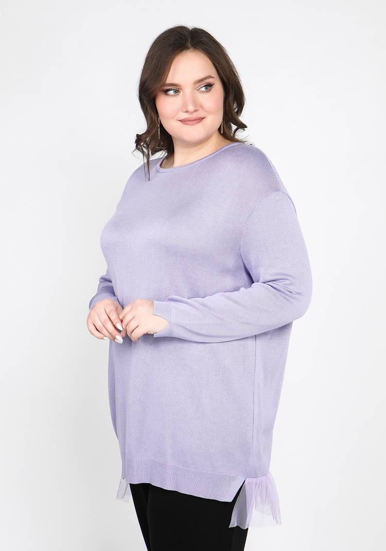 Туника с вставкой из фатина шир.  750, рис. 5