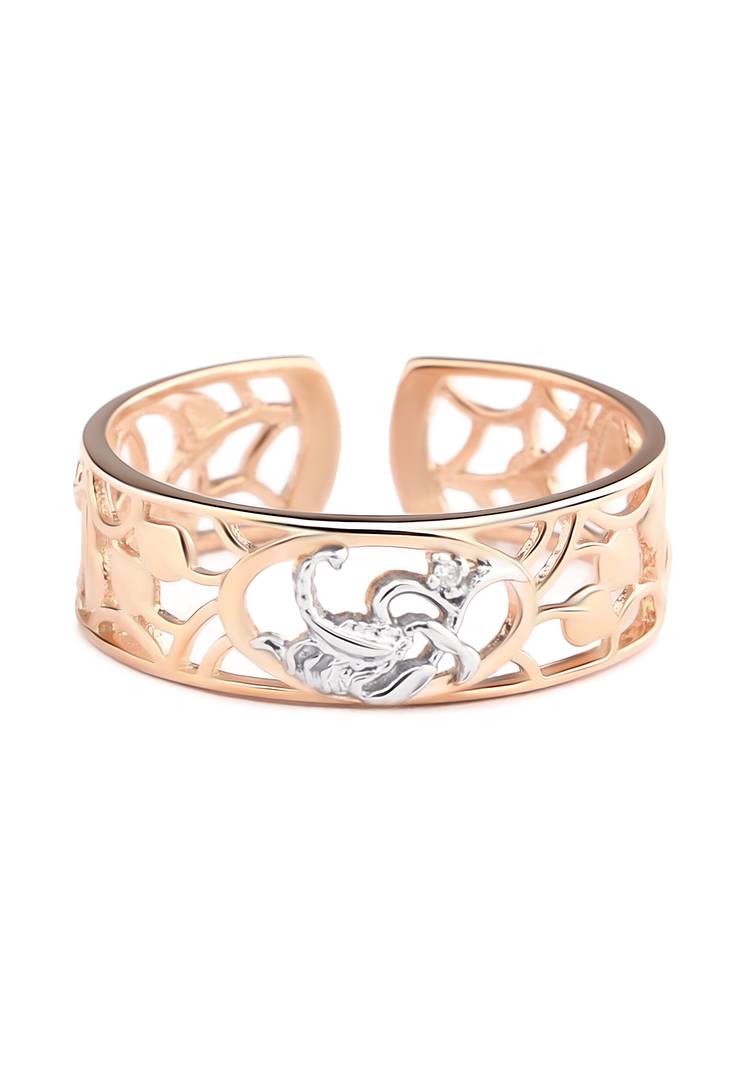 Кольцо серебряное Драгоценный Зодиак шир.  750, рис. 16