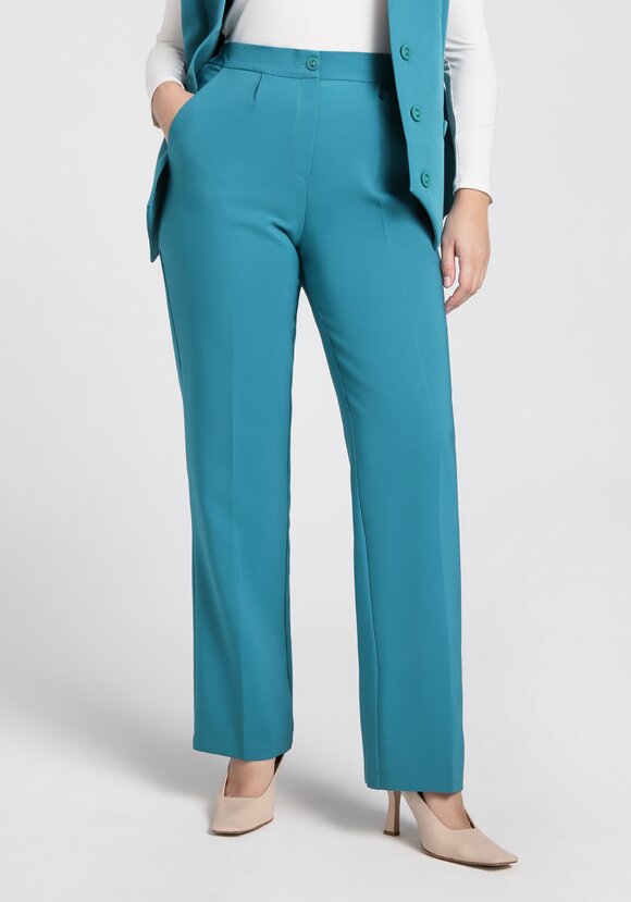 Брюки классика прямые от бедра шир.  580, рис. 19