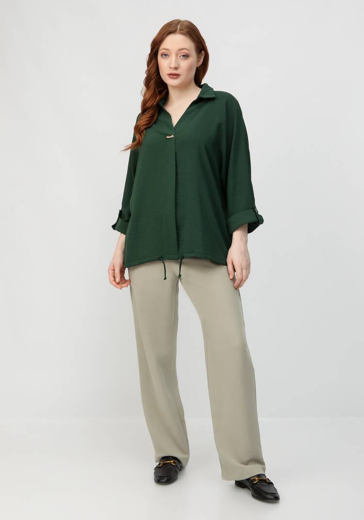 Блуза с патой на рукавах шир.  750, рис. 31