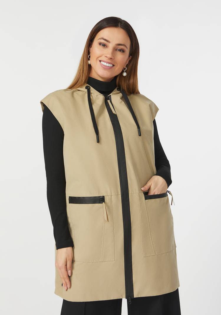 Жилет на молнии с капюшоном шир.  750, рис. 7