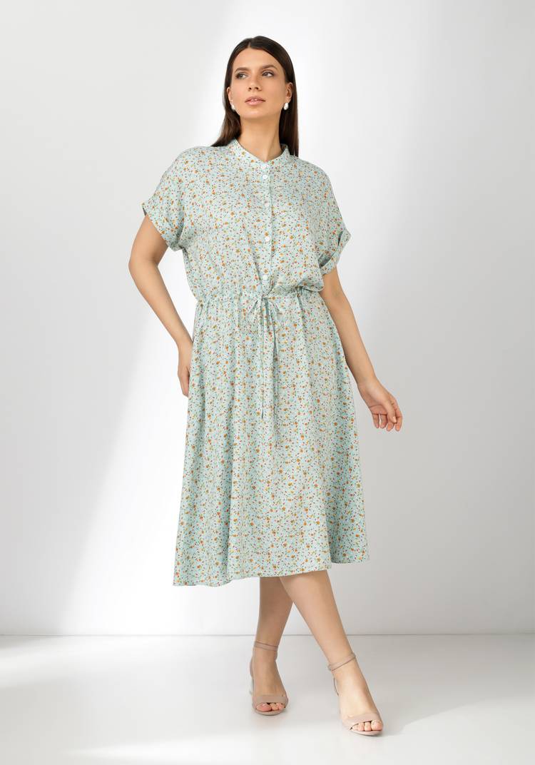 Платье отрезное по  линии талии шир.  750, рис. 11