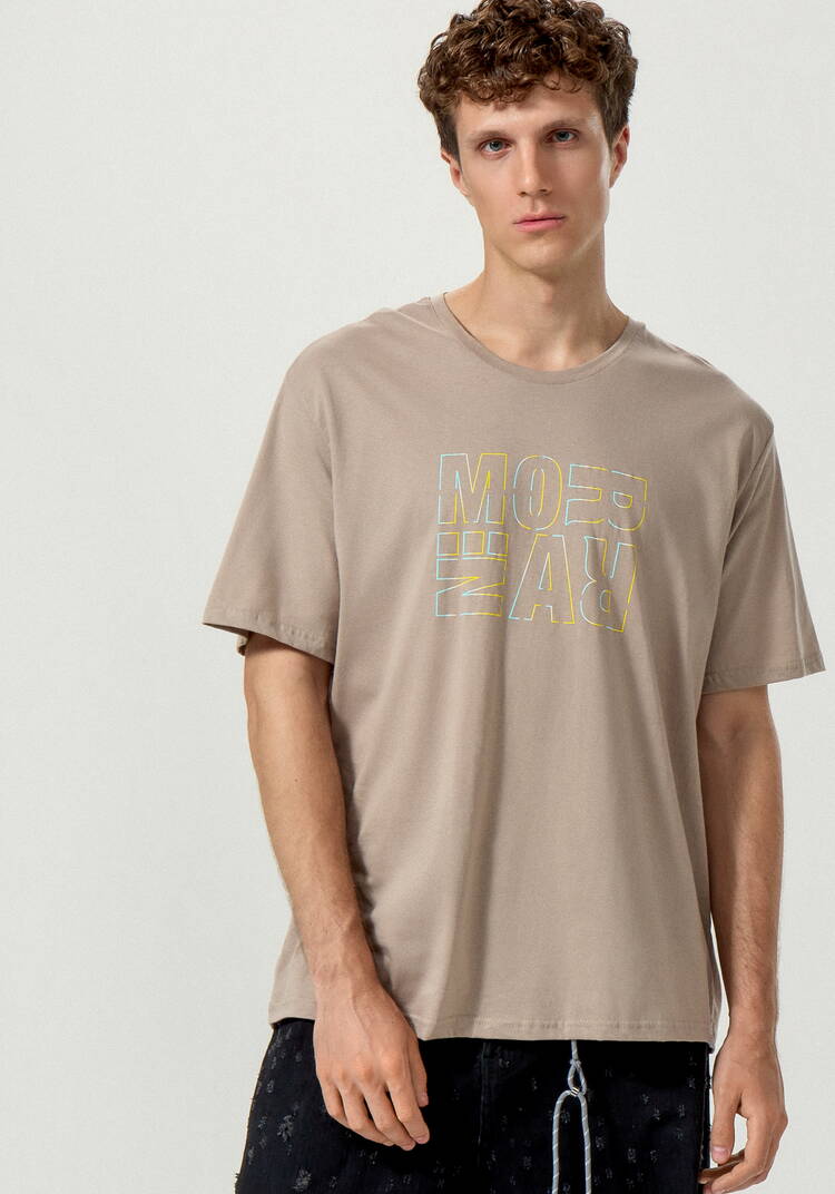 Комплект футболок с лаконичным принтом, 2 шт. шир.  750, рис. 47