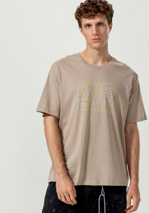 Комплект футболок с лаконичным принтом, 2 шт. шир.  580, рис. 47