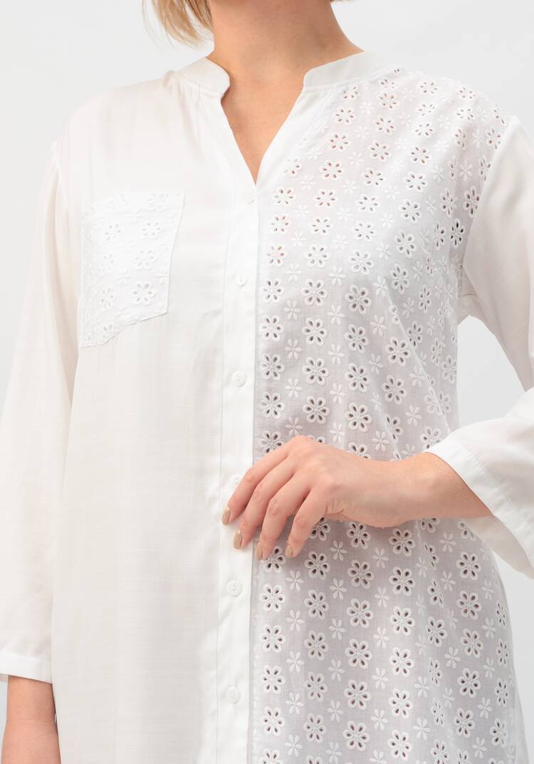 Рубашка удлиненная из хлопка шир.  750, рис. 5