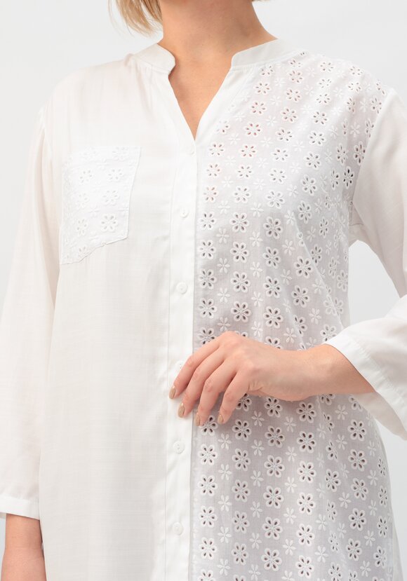 Рубашка удлиненная из хлопка шир.  580, рис. 5