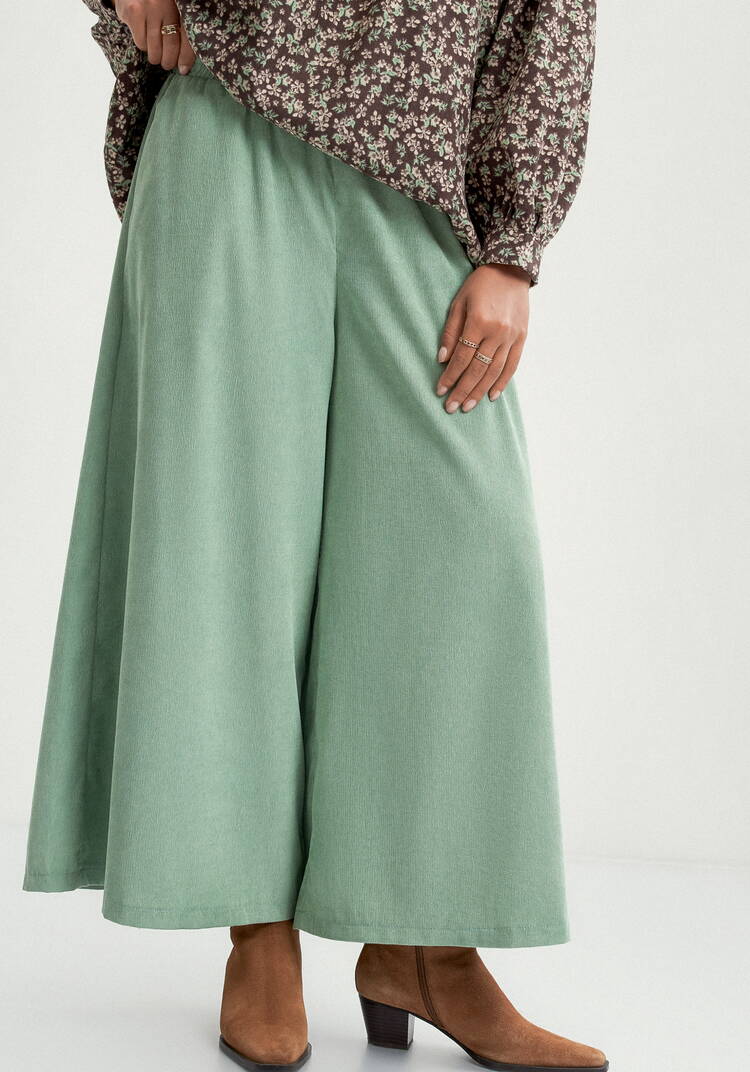 Юбка-брюки из микровельвета шир.  750, рис. 2