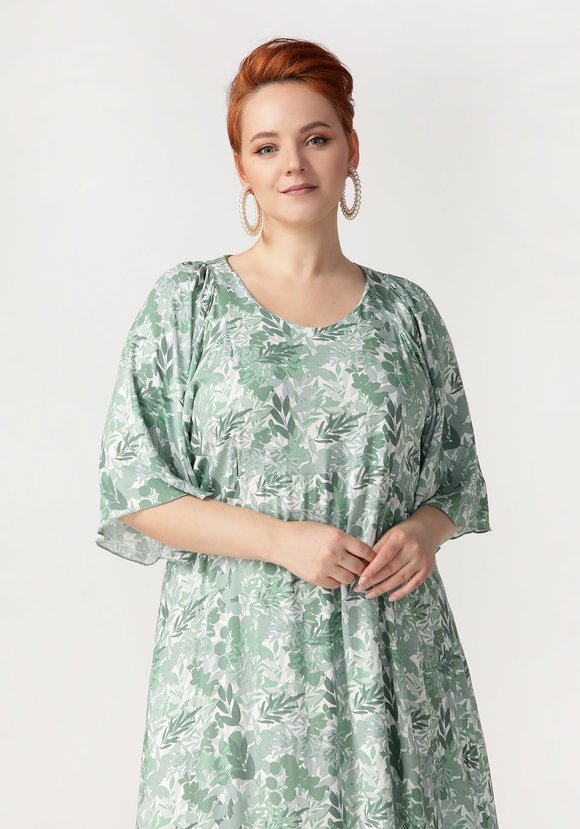 Платье Скромная улыбка шир.  580, рис. 4