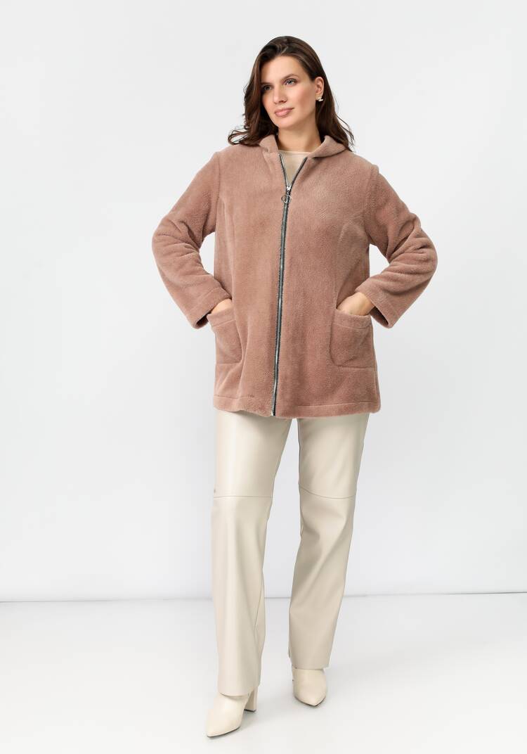 Толстовка плюшевая на молнии с капюшоном шир.  750, рис. 29