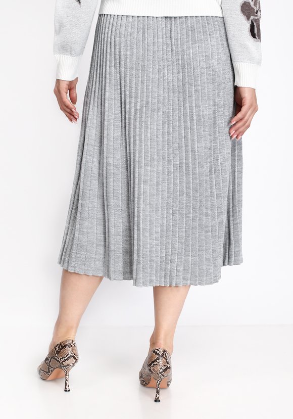 Юбка-плиссе с метанитью с поясом на резинке шир.  580, рис. 7