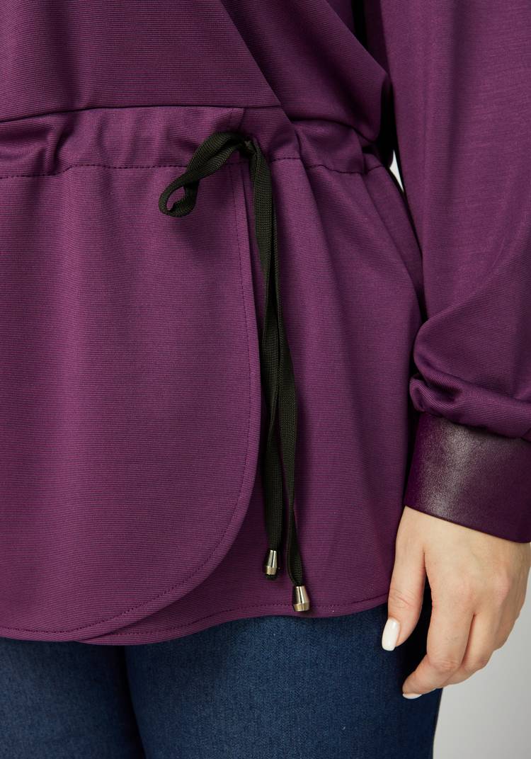 Туника с V-образным вырезом с кулиской шир.  750, рис. 4