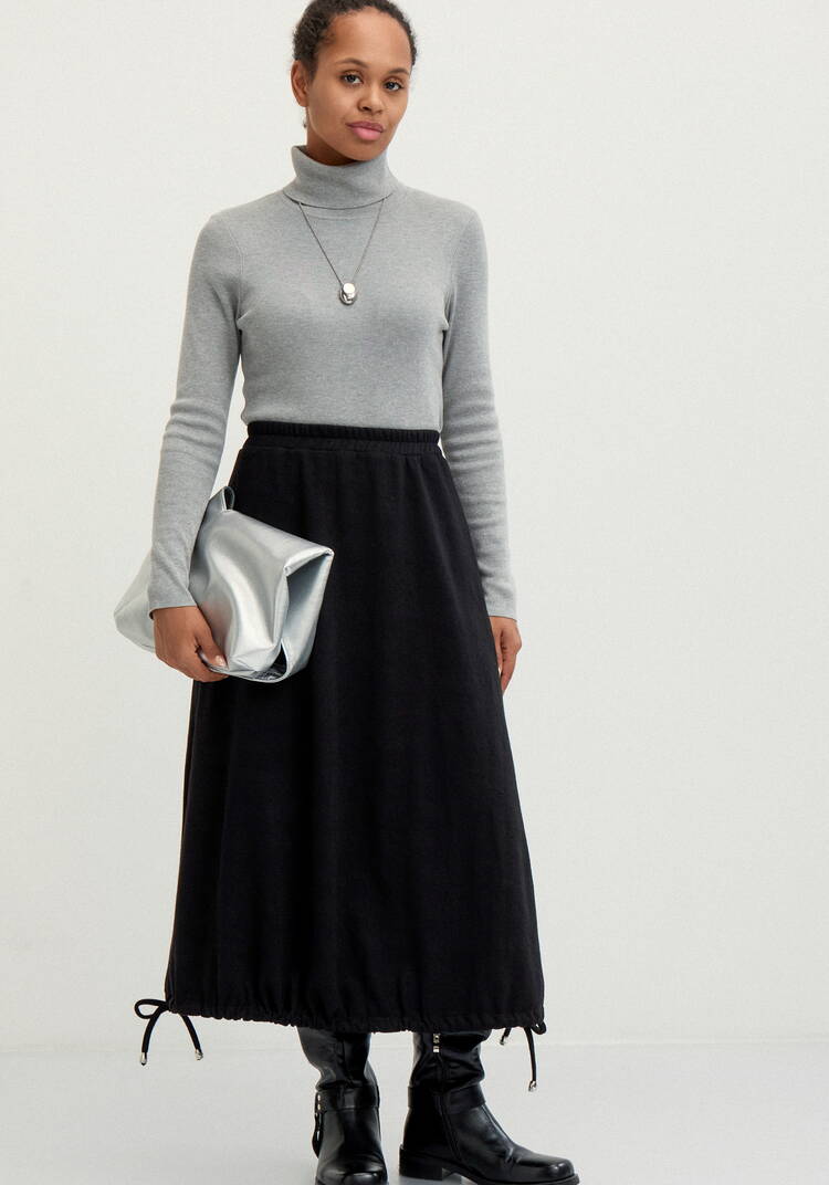 Юбка на кулиске по низу шир.  750, рис. 15