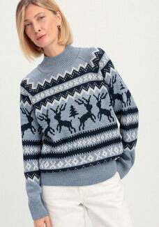 Джемпер с рождественским рисунком