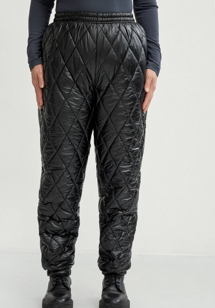 Брюки стеганые, утеплённые Элина шир.  750, рис. 4