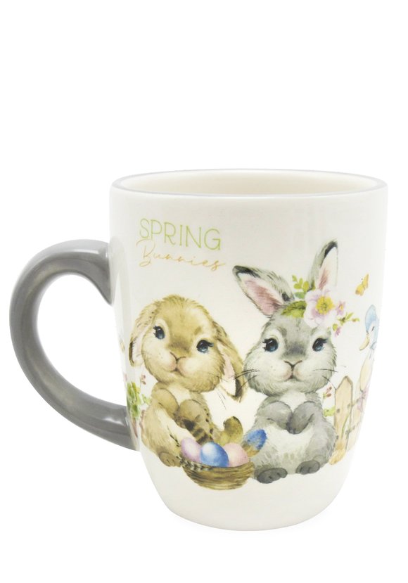 Набор из 2-х кружек Весенние кролики шир.  580, рис. 1